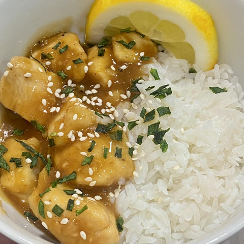 Keto Lemon and Honey Chicken