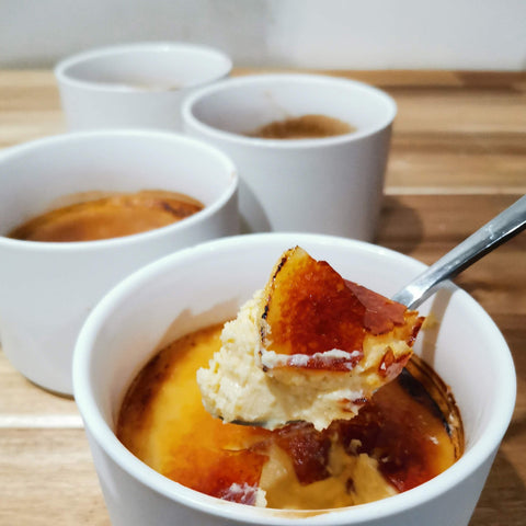 Low Carb White Chocolate Creme Brulee
