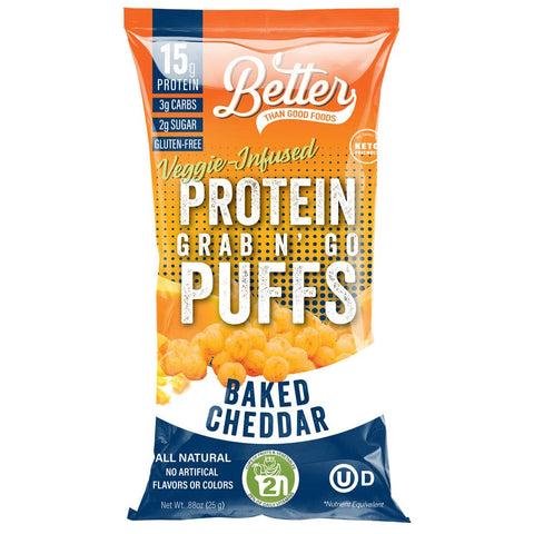 Protein Puffs Baked Cheddar 25g