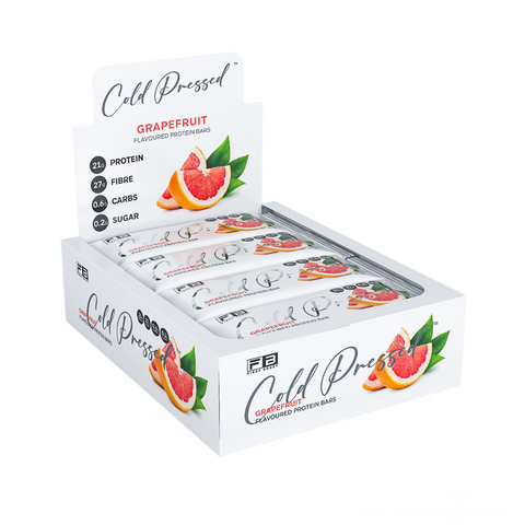 FIBRE BOOST GRAPEFRUIT 60G X 12 BOX BUNDLE Cold Pressed Protein Bar
