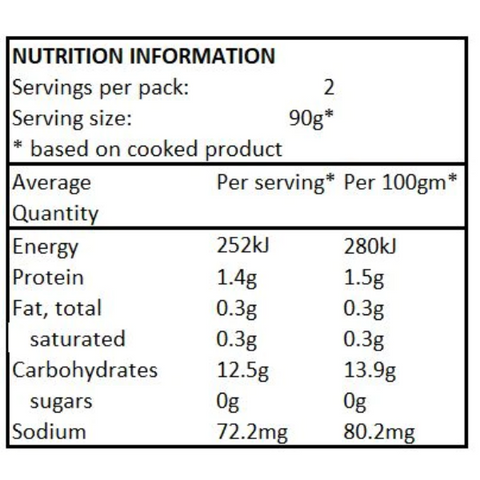 Low Carb Rice Style - 80gm