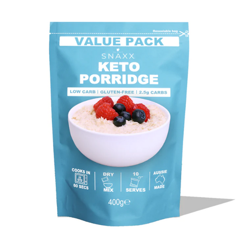 APPLE CINNAMON Keto Porridge- 400g Value Bag