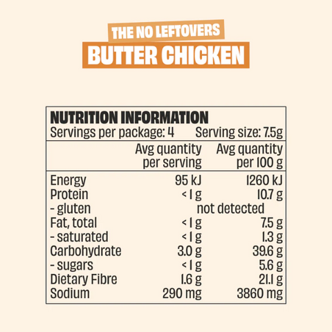 Butter Chicken 1x 30g Sachet