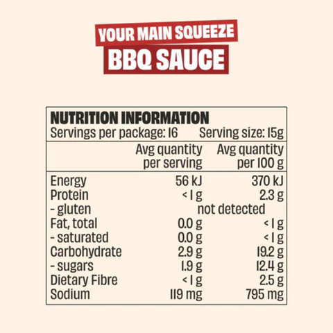 TANGY BBQ SAUCE 250g