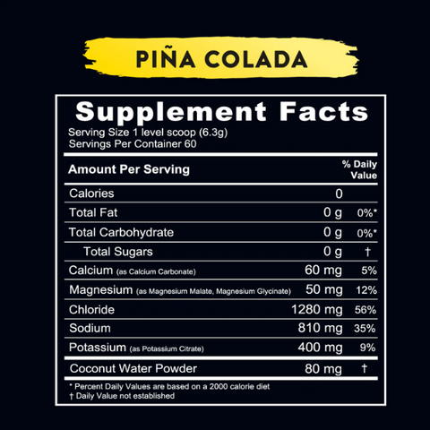 RE-LYTE ELECTROLYTE MIX- PINA COLADA - 60 SERVE