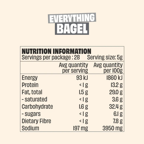 Everything BAGEL Seasoning 120g