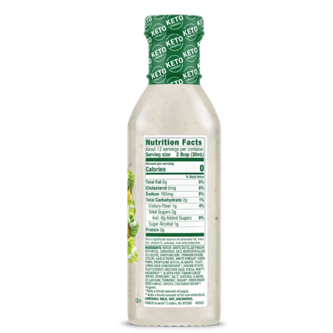 CAESAR ZERO CALORIE DRESSING 355ml