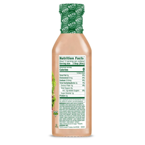 THOUSAND ISLAND ZERO CALORIE DRESSING 355ml