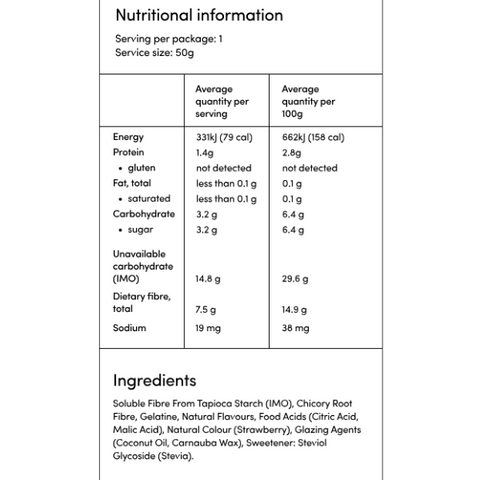 Strawberry & Cream 50g