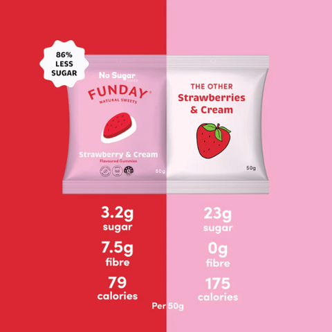 Strawberry & Cream 50g