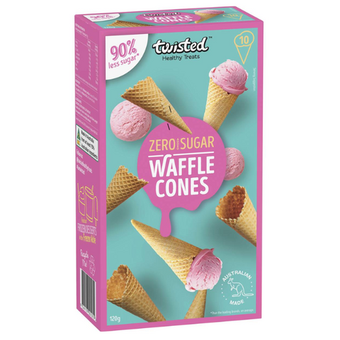 WAFFLE CONES- 10 PACK