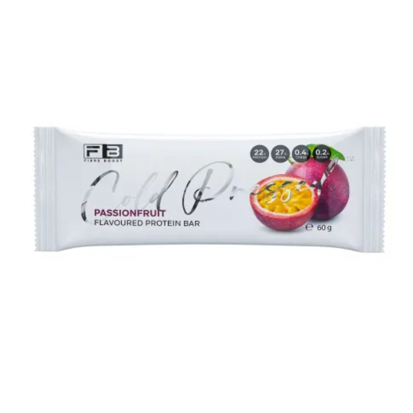 FIBRE BOOST Passionfruit 60g Cold Pressed Protein Bar -