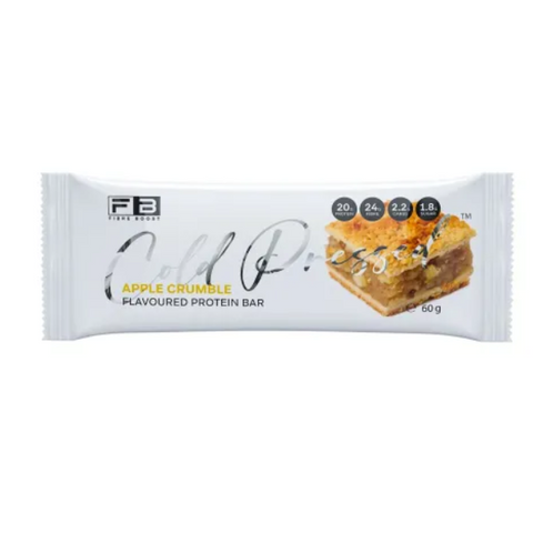 FIBRE BOOST Apple Crumble 60g Cold Pressed Protein Bar -