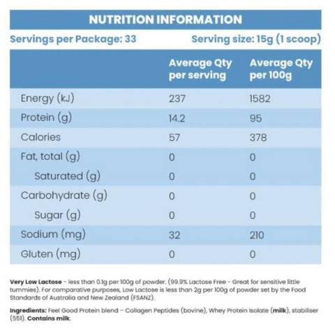 Tasteless Protein For Kids (Collagen & Whey) 500g