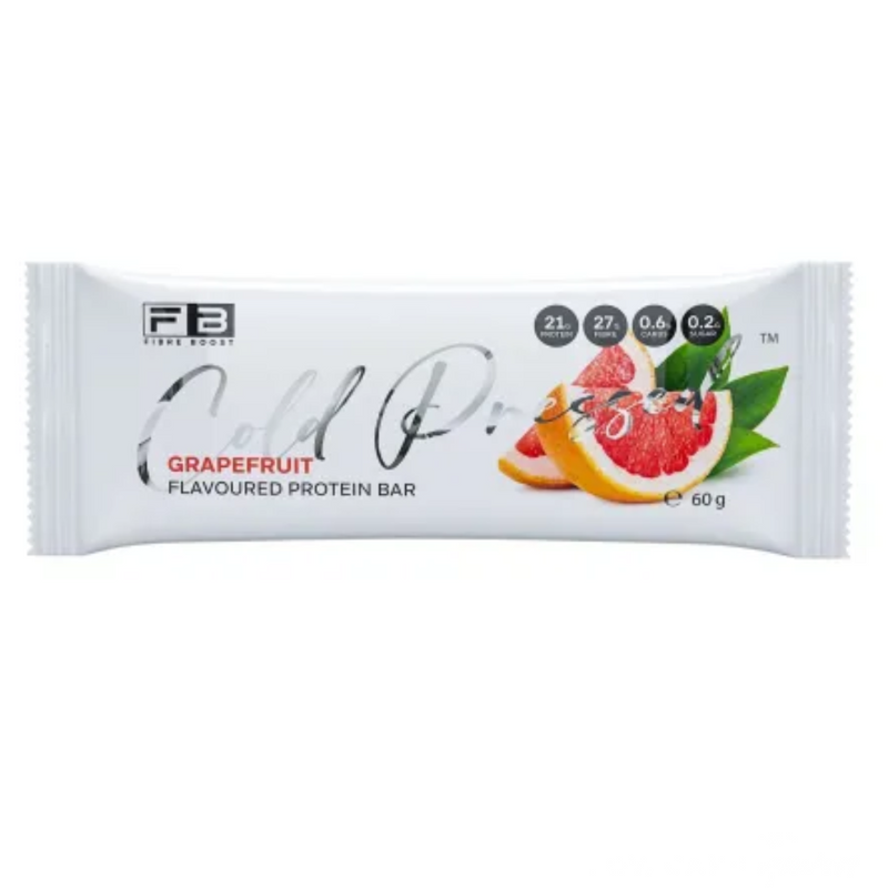 FIBRE BOOST Grapefruit 60g Cold Pressed Protein Bar