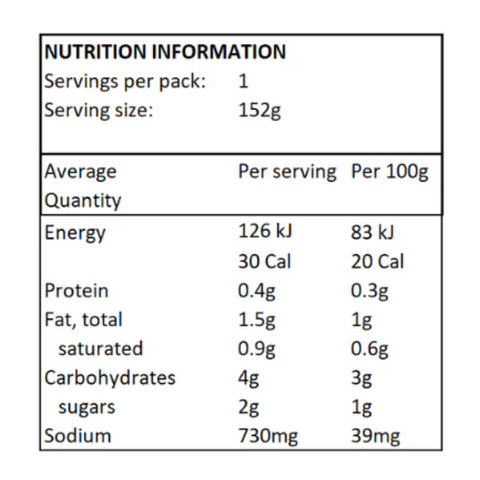 Hethstia Instant Konjac Noodles - Tom Yum 150g