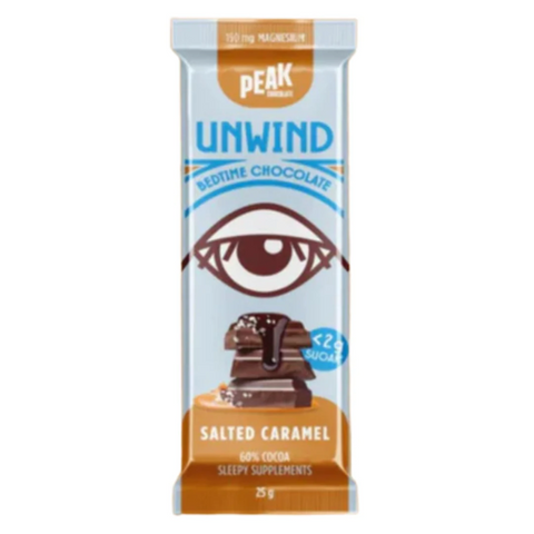 Peak Unwind Bedtime Chocolate 25g SALTED CARAMEL