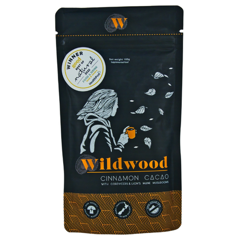 Cinnamon Cacao with Cordyceps and Lion's Mane 100g