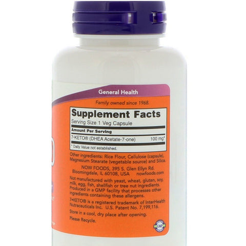 7-KETO, 100 mg, 60 Veg Capsules