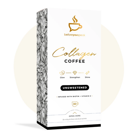 BYS Collagen Coffee UNSWEETENED- 30 serve
