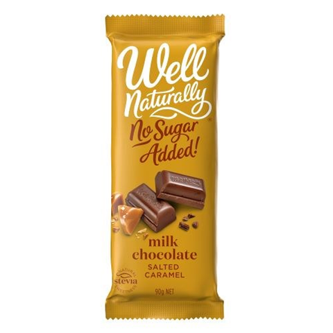 No Sugar Added Milk Chocolate SALTED CARAMEL 90g