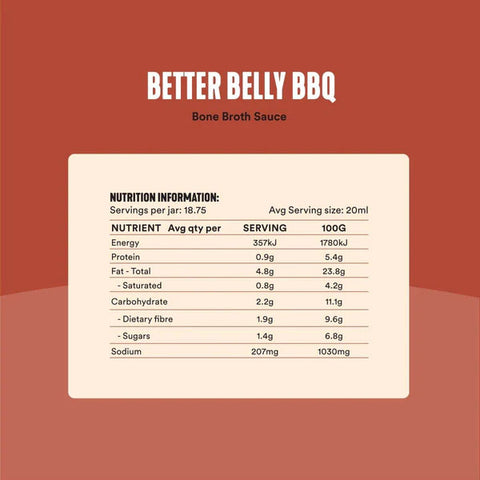 Better Belly BBQ Bone Broth Sauce (Mayo)
