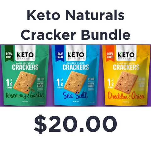 Almond Flour Crackers- Bundle of 3