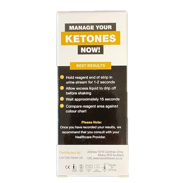 Keto Urine Strips- 100 strips – Low Carb Haven
