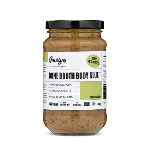 Bone Broth Concerntrate- Lemon and Herb 390g