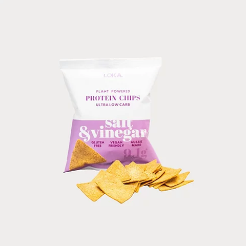 LOKA Salt n Vinegar Protein Chips 50g