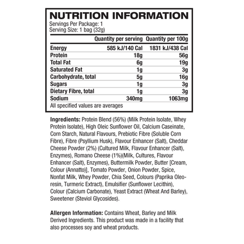 Protein Style Nacho Cheese Chips | 32g