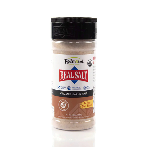 Real Salt Organic Garlic Salt- 134g