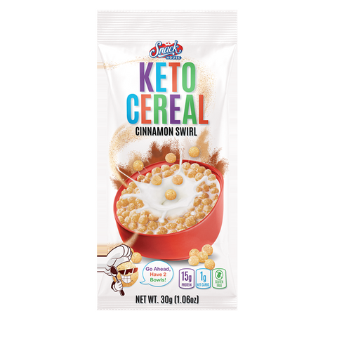 Cinnamon Swirl Keto Cereal Puffs- 30g