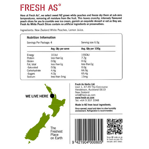 White Peach Slices | 26g
