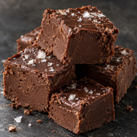 Salted Chocolate Keto Fudge