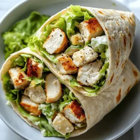 Chicken Caesar Wraps