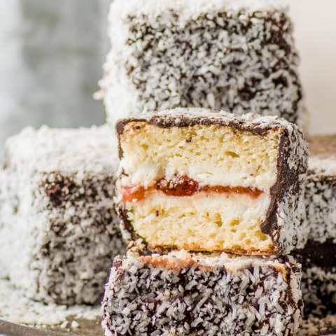 Low-Carb Protein Lamingtons