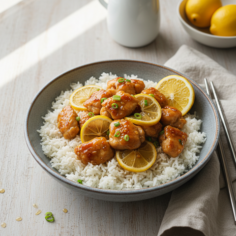 Keto Lemon and Honey Chicken