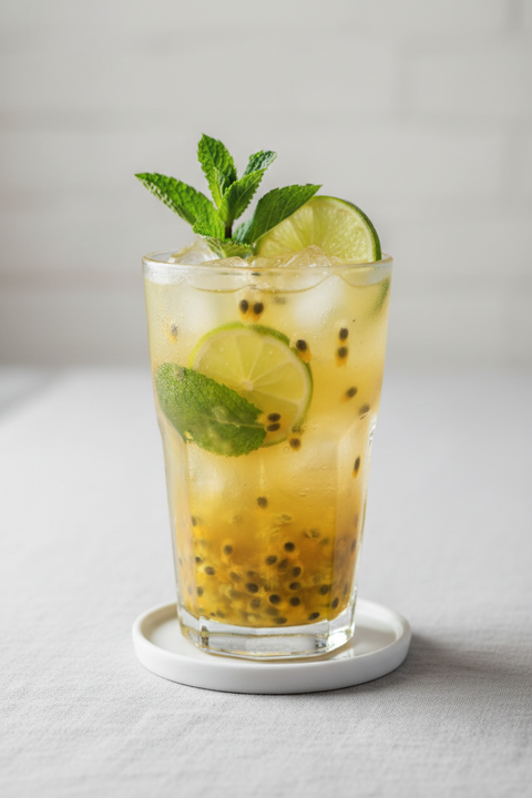 Passionfruit Mojito Mocktail Recipe
