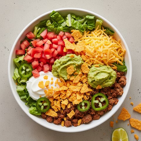 Crunchy Beef Taco Bowl