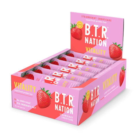 STRAWBERRY SHORTCAKE Superfood Nut Butter Bar