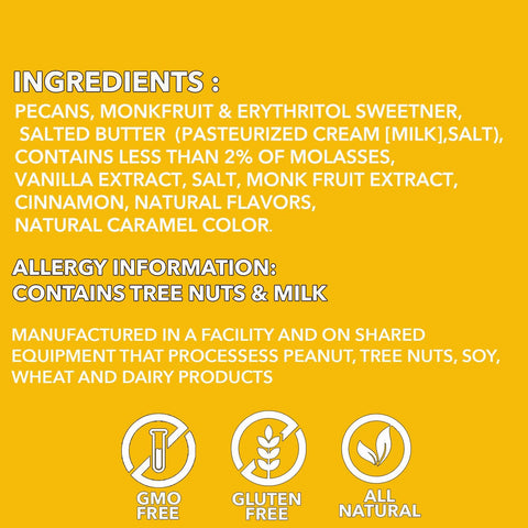 Keto Maple Candied Pecans 170g