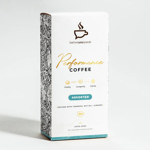 BYS Performance Coffee Assorted 30 serve box