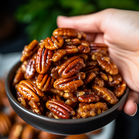 Keto Maple Candied Pecans 170g