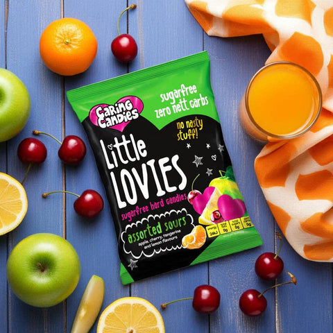 Sugar Free Candy: Little Lovies | 100g | Assorted Sours