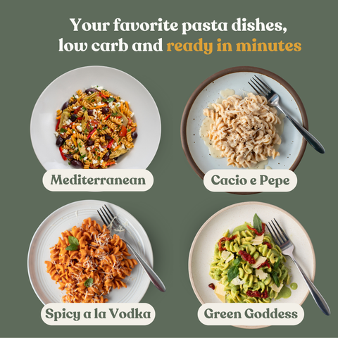 Low Carb Rotini Pasta