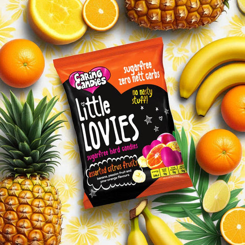 SugarFree Candy: Little Lovies | 100g | Assorted Citrus