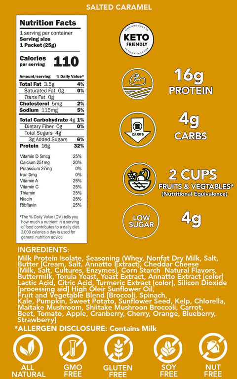 Protein Puffs Salted Caramel 25g