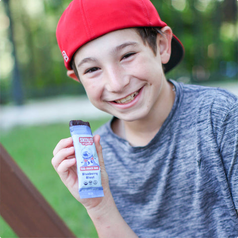 Skout Organic Blueberry Blast Kids Snack Bar | Nut-Free- 6 bars