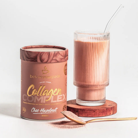 BYS Choc Hazelnut Collagen Complex tub